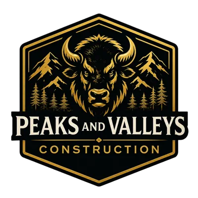 Peaks & Valleys bison crest revealed by lightning